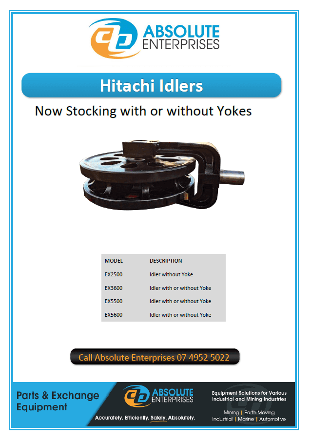 Hitachi Idlers